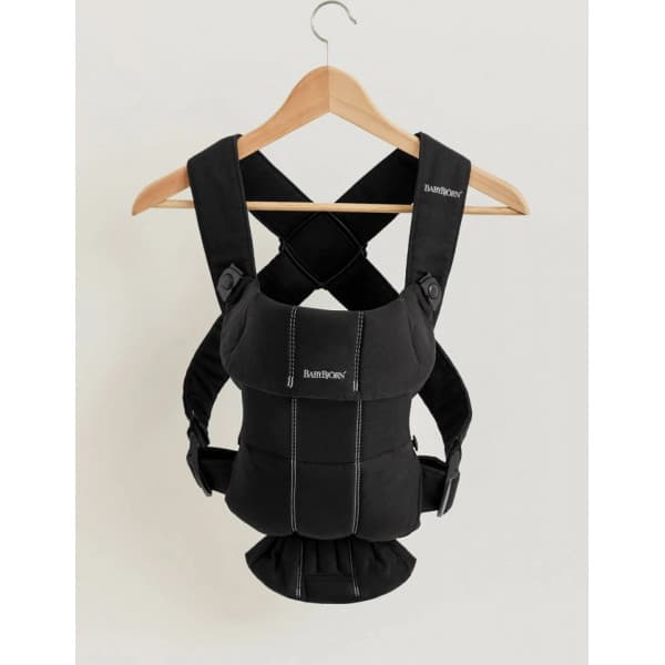 BabyBjörn Mini Woven -bæresele, black