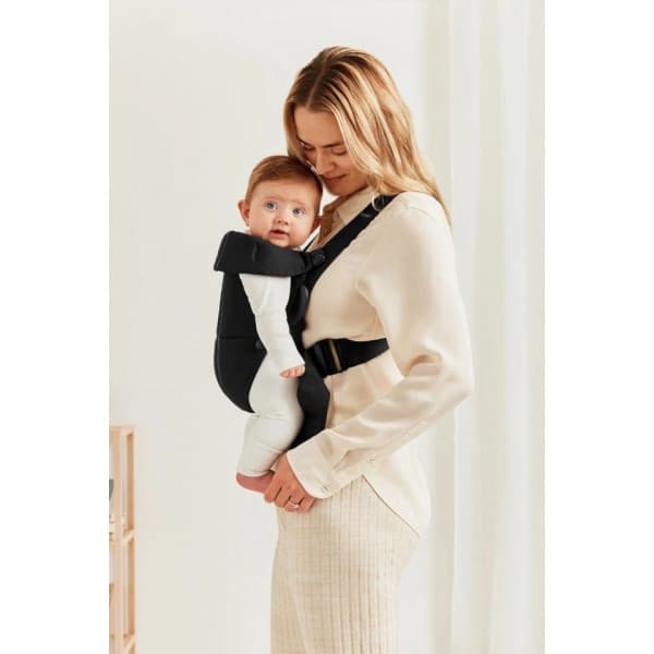 BabyBjörn Mini Woven -bæresele, black
