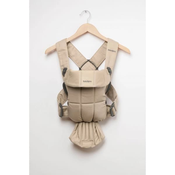 BabyBjörn Mini Woven -kantoreppu, beige
