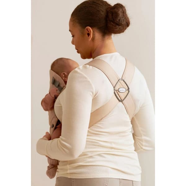 BabyBjörn Mini Woven -kantoreppu, beige