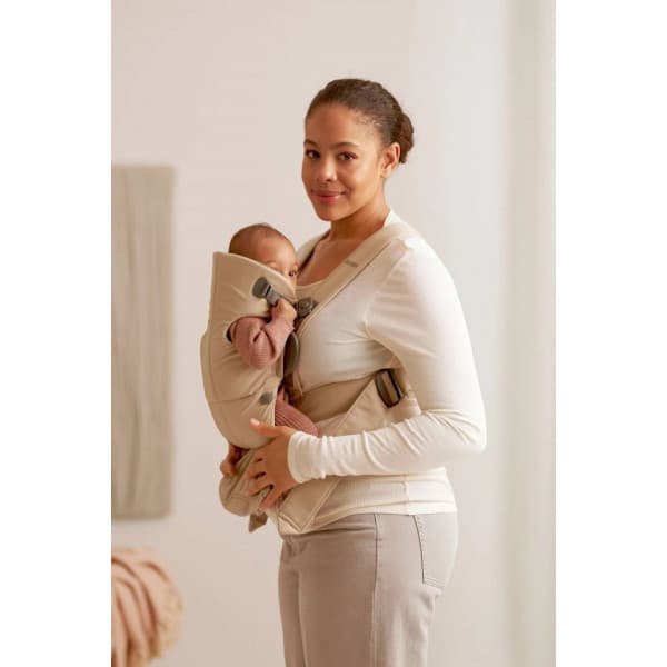 BabyBjörn Mini Woven -kantoreppu, beige