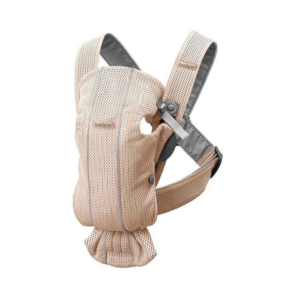 Bärsele Mini - BABYBJÖRN - Pärlorosa - 3D Mesh