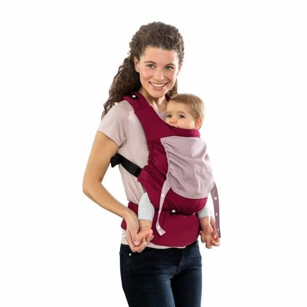 Porte-bébé Smart carrier Bordeaux - AMAZONAS - Ergonomisk - Rosa - Baby - 0-3 år