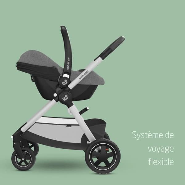 Cosi MAXI COSI Cabriofix i-Size, Group 0+, i-Size, med Reducer, Isofix, Select Grey