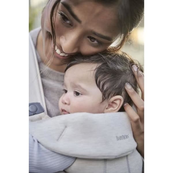 Bärsele Mini Jersey 3D Beige - BABYBJORN - Ergonomisk - 0 månader - Födelse - 12 månader