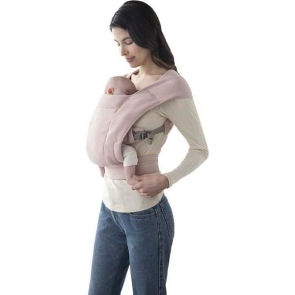 Ergobaby Embrace bärsjal - Rosa - Nyfödd - Midjebälte - Lätt att använda