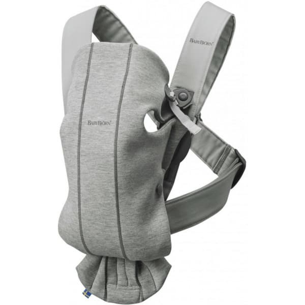 BabyBjörn Mini 3D Jersey bärsele, Ljusgrå