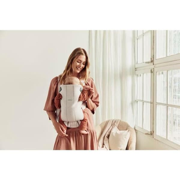 Bärsele Mini Jersey 3D Beige - BABYBJORN - Ergonomisk - 0 månader - Födelse - 12 månader