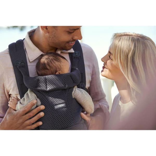 BABYBJÖRN Move ergonomisk bärsele - 3D Mesh - Antracit - 0 till 15 månader