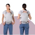 Miniatyrbild 2 av 4: MoMi COLLET Ergonomisk bärsele - Upp till 20 kg - Fram/bak - Hypoallergenisk - Grå