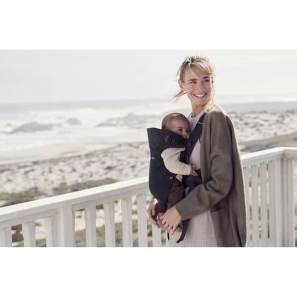 Bärsele Mini Mesh 3D Svart - BABYBJORN - Ergonomisk - Födelse - 3 kg till 15 kg
