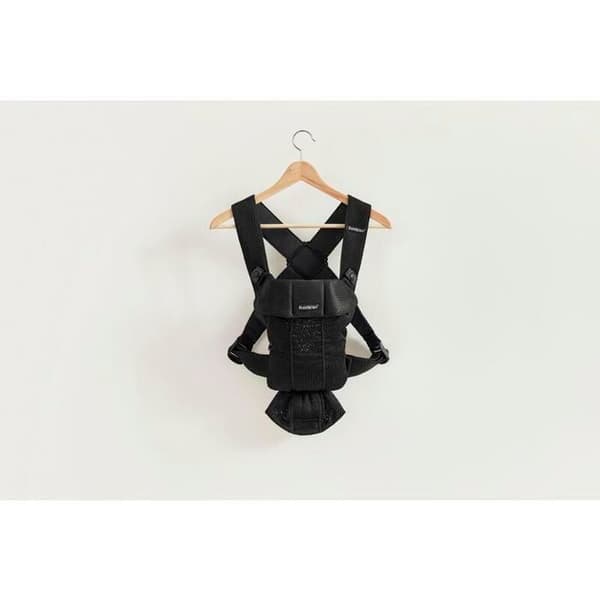Bärsele Mini Mesh 3D Svart - BABYBJORN - Ergonomisk - Födelse - 3 kg till 15 kg