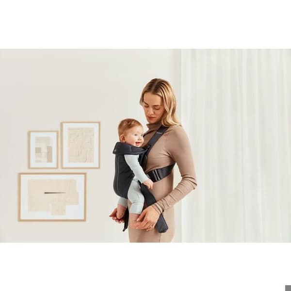 Bärsele Mini - BABYBJORN - 3D Mesh - Antracit - Fysiologisk - Blandat