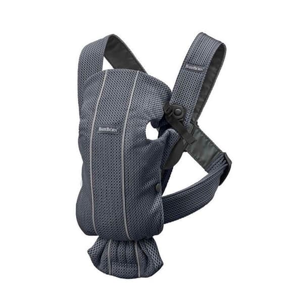 Bärsele Mini - BABYBJORN - 3D Mesh - Antracit - Fysiologisk - Blandat