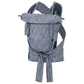 Miniatyrbild 1 av 4: Ergonomisk bärsele HOPPEDIZ BONDOLINO Plus Poplin Denim - Grå - Upp till 20 kg