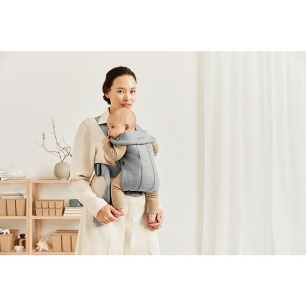Mini bärsele - BABYBJÖRN - Ljusgrå - Ergonomisk - Blandad