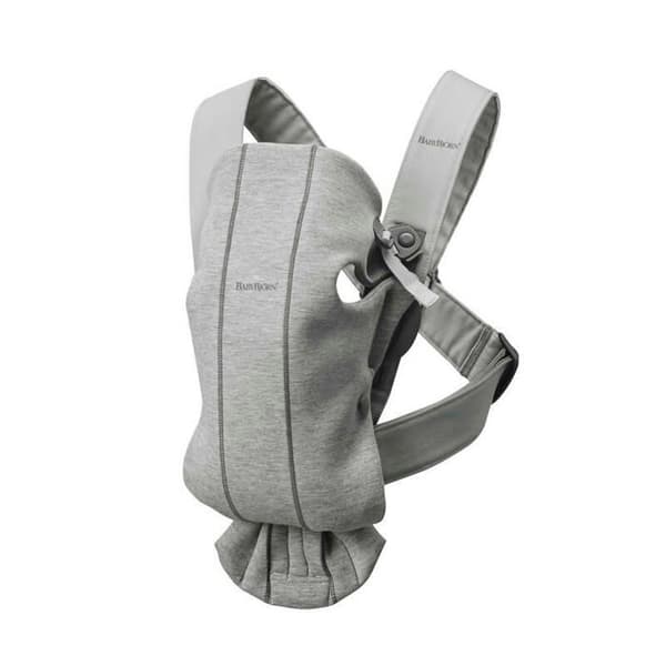 Mini bärsele - BABYBJÖRN - Ljusgrå - Ergonomisk - Blandad