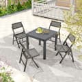Miniatyrbillede 3 af 8: Terrasse Spisebord, 31,5"/63" x 31,5" x 29,5", Grå