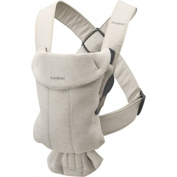 BabyBjörn Mini 3D Jersey kantoreppu, Light Beige