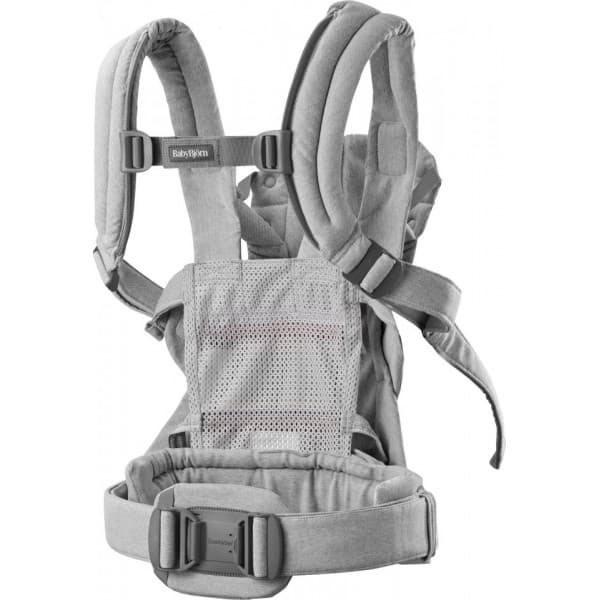 BabyBjörn Harmony Woven Mélange kantoreppu, Light grey