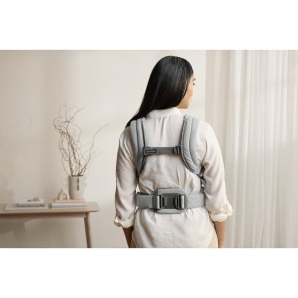 BabyBjörn Harmony Woven Mélange kantoreppu, Light grey