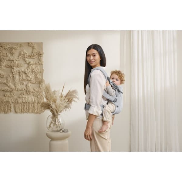 BabyBjörn Harmony Woven Mélange kantoreppu, Light grey