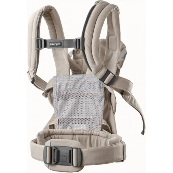 BabyBjörn Harmony Woven Mélange kantoreppu, Light beige