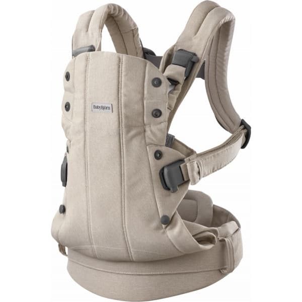 BabyBjörn Harmony Woven Mélange kantoreppu, Light beige
