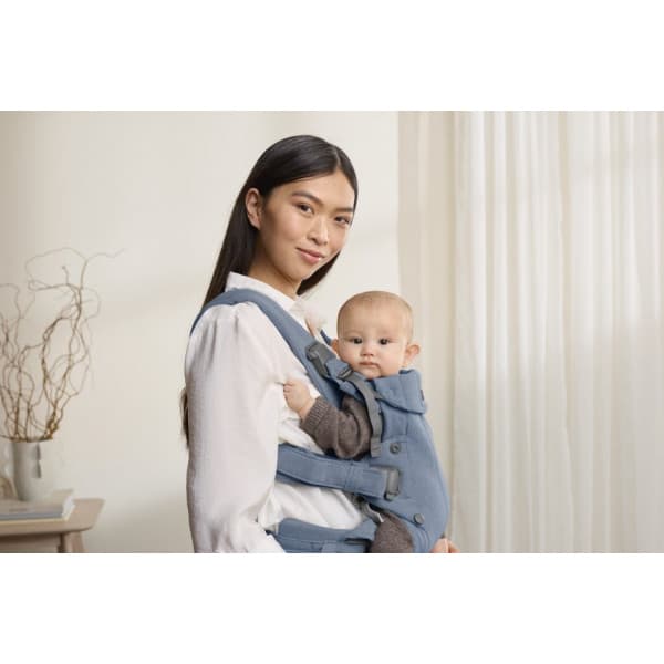 BabyBjörn Harmony Woven Mélange kantoreppu, Blue