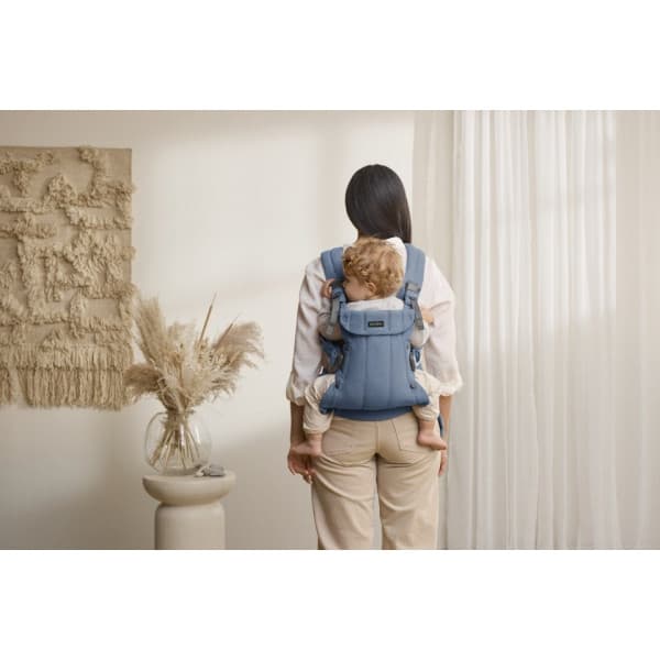 BabyBjörn Harmony Woven Mélange kantoreppu, Blue