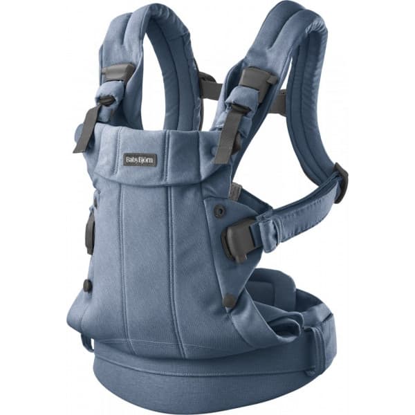 BabyBjörn Harmony Woven Mélange kantoreppu, Blue