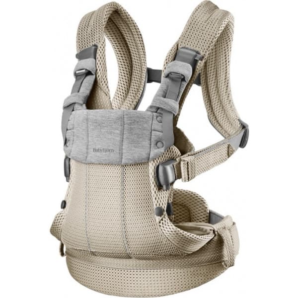 BabyBjörn Harmony 3D Mesh kantoreppu, Grey beige