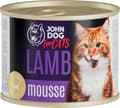 Miniatyrbillede 3 af 3: JOHN DOG FOR CATS vådfoder til katte med lammousse 200 g