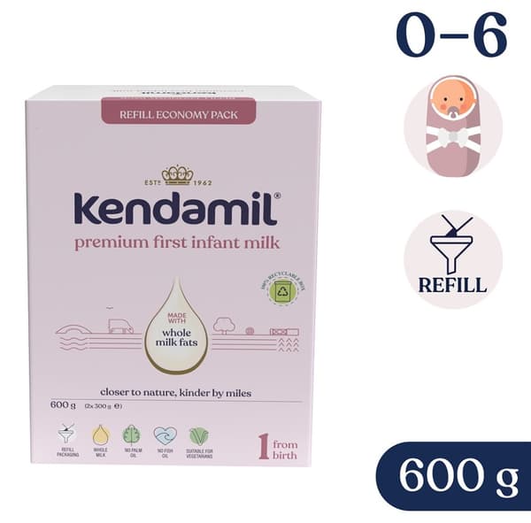KENDAMIL Premium Box 1 DHA+ modersmjölksersättning 600 g