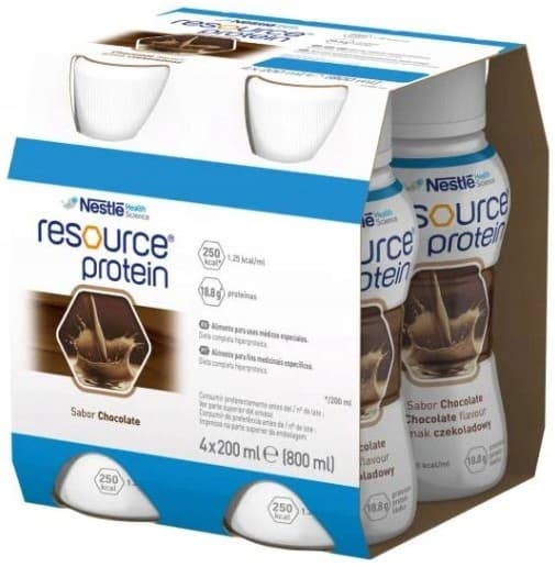 Nestlé RESOURCE Proteinchokolade 4 x 200 ml