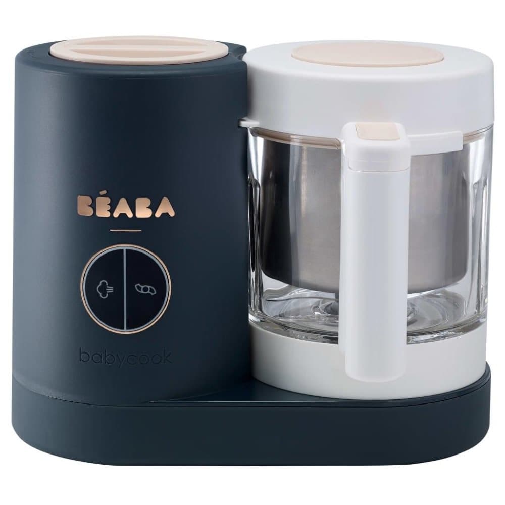 Beaba 4-i-1 Babymatprosessor Babycook Neo 400 W mørkeblå og hvit
