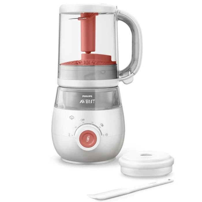 PHILIPS AVENT Madblanderrobot - 1000 ml - Rød
