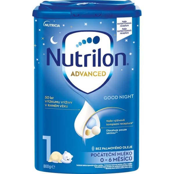Nutrilon 1 Advanced Good Night barnmat 6×800 g, 0