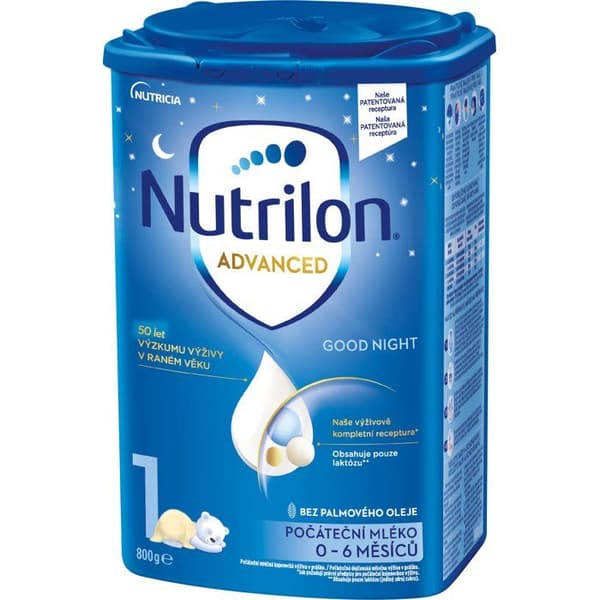 Nutrilon 1 Advanced Good Night barnmat 6×800 g, 0