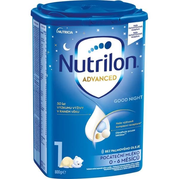 Nutrilon 1 Advanced Good Night barnmat 6×800 g, 0