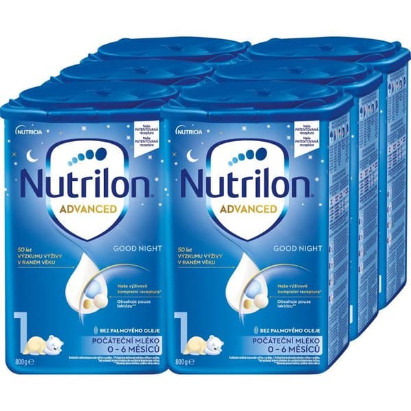 Nutrilon 1 Advanced Good Night barnmat 6×800 g, 0