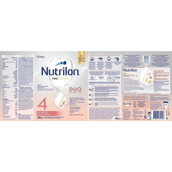 Nutrilon Profutura Duobiotik 4 mjölk för unga barn 800 g