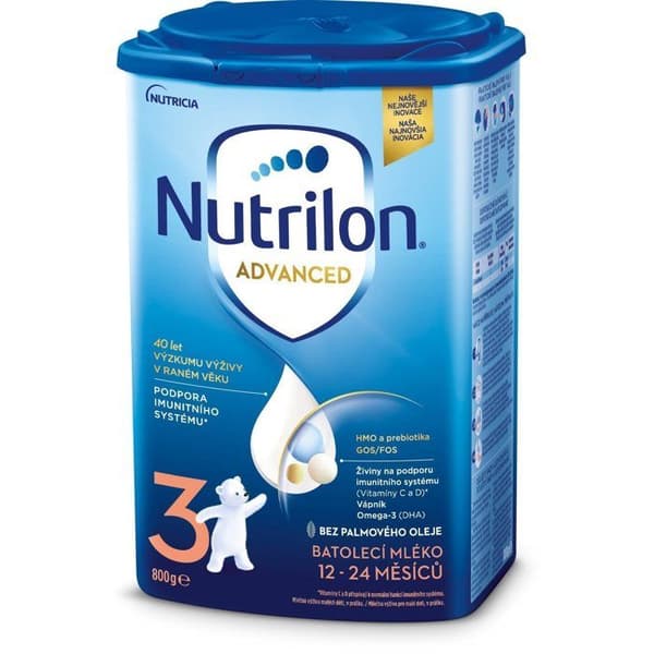 Nutrilon 3 Puddirmjölk 12 800 g