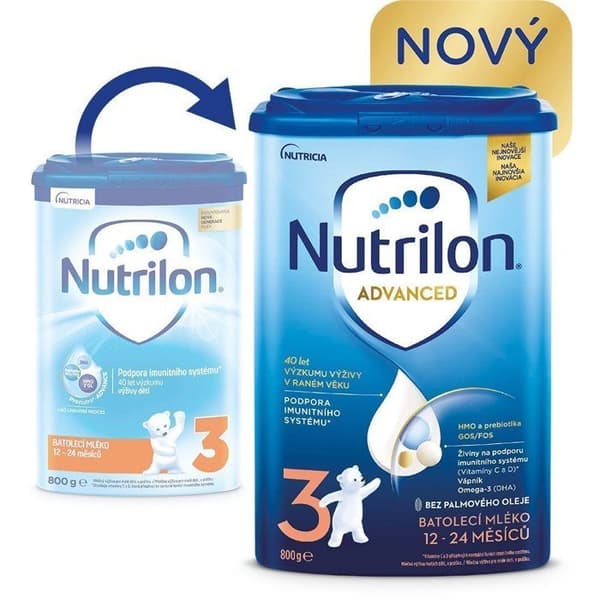Nutrilon 3 Puddirmjölk 12 800 g
