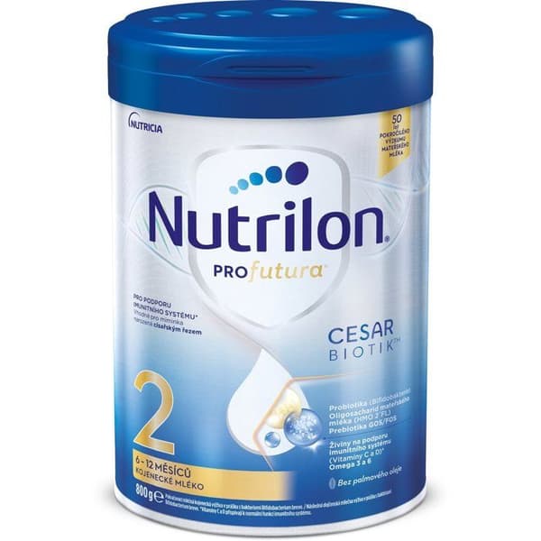 Nutrilon Profutura Cesarbiotik 2 spädbarnsmjölk 800 g