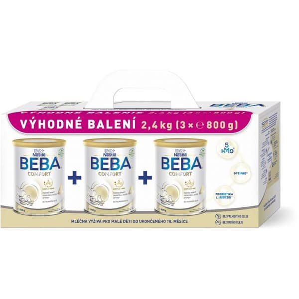 BEBA COMFORT 4, 5 HMO (3 × 800 g)