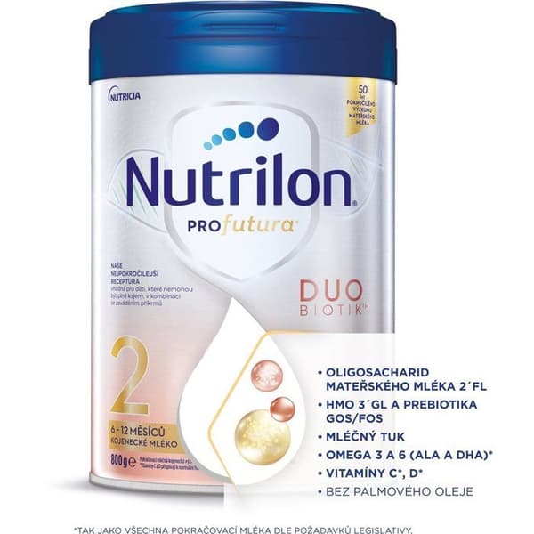 Nutrilon Profutura Duobiotik 2 barnmat 4×800 g