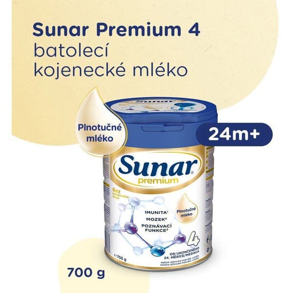 Barnlait Sunar Premium 4, 6×700 g