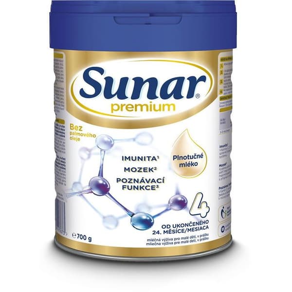 Barnlait Sunar Premium 4, 6×700 g