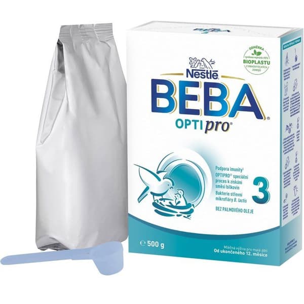 BEBA OPTIPRO® 3 mjölk för småbarn, 6×500 g